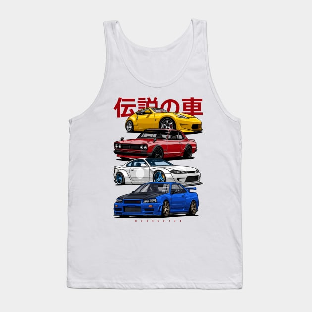 JDM legends Tank Top by Markaryan